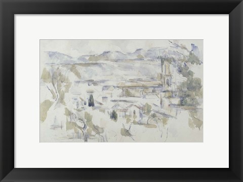 Framed La Cathedrale D&#39;Aix Print