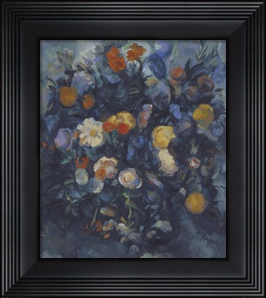 Framed Vase of Flowers Print