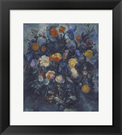 Framed Vase of Flowers Print