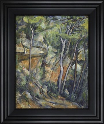 Framed In the Park of Chateau Noir Print