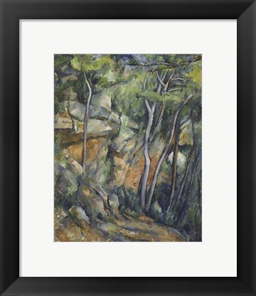 Framed In the Park of Chateau Noir Print