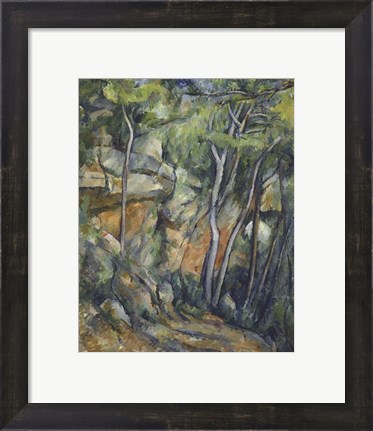 Framed In the Park of Chateau Noir Print