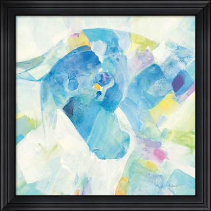 Framed Kaleidoscope Horse IV Print