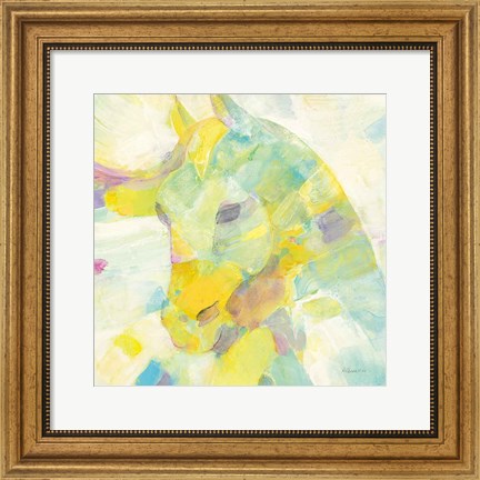 Framed Kaleidoscope Horse III Print