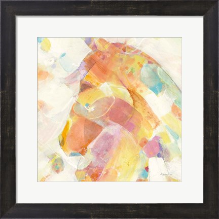 Framed Kaleidoscope Horse II Print