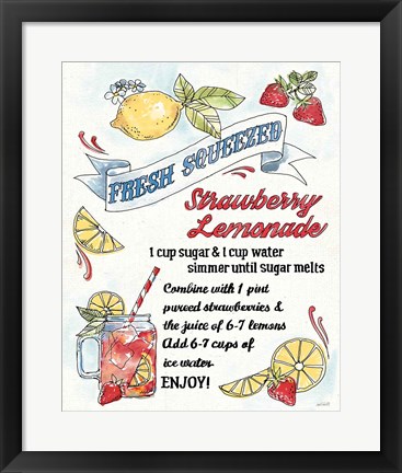 Framed Fruit Stand VII Print