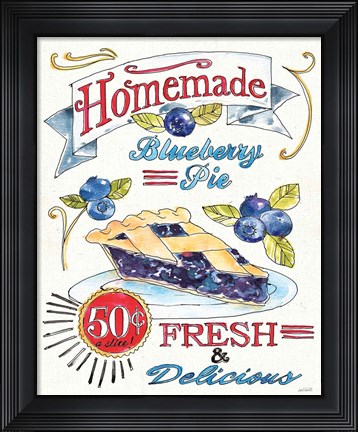 Framed Fruit Stand VI Print