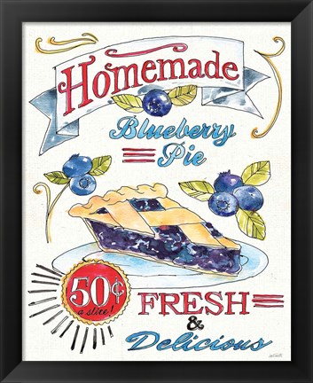 Framed Fruit Stand VI Print