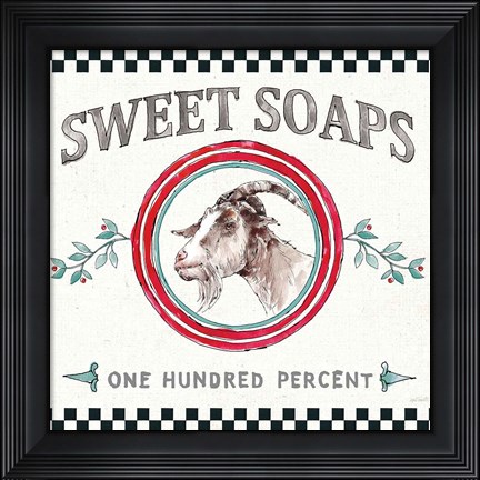 Framed Farm Signs V Print