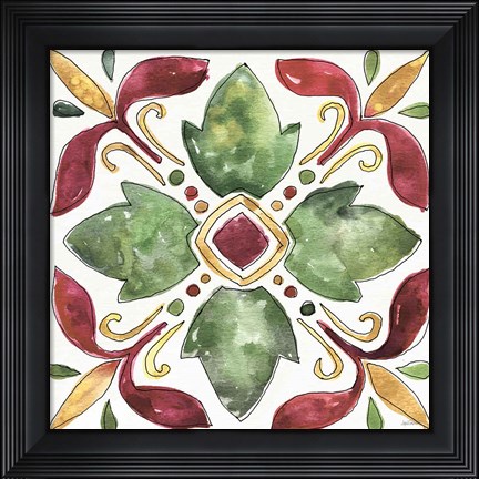 Framed Oaked and Aged VII Print