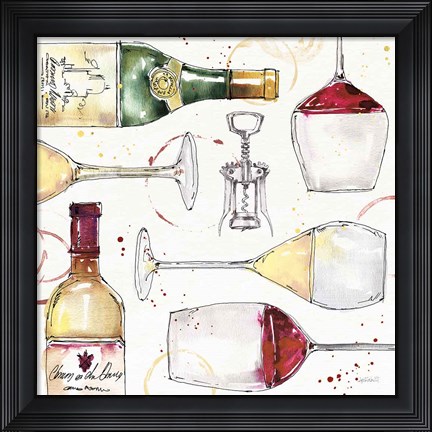 Framed Oaked and Aged II Print
