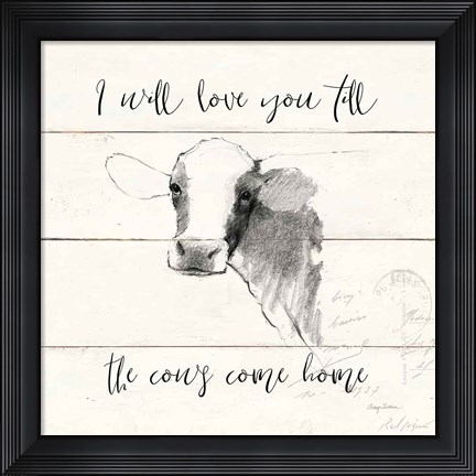 Framed Life at Home VI Shiplap Print
