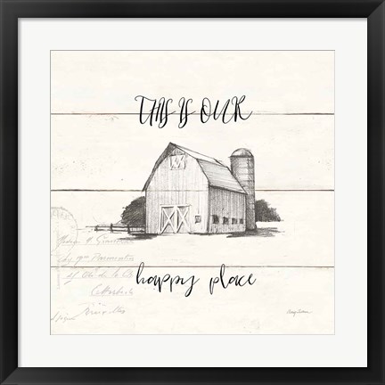 Framed Life at Home IV Shiplap Print