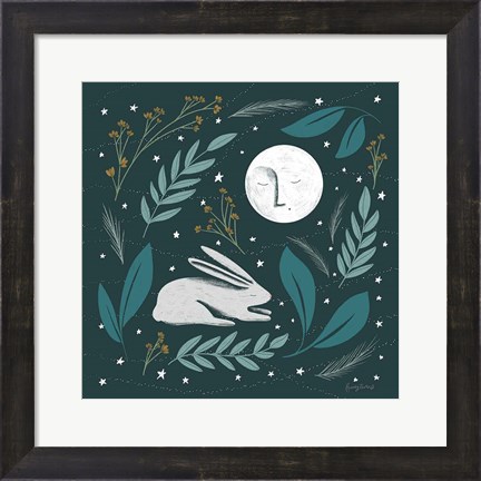 Framed Sweet Dreams Bunny III Print