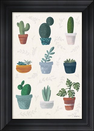 Framed Greenhouse I Print