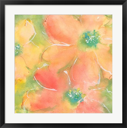 Framed Summer Cosmos II Print