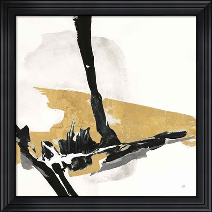 Framed White Gold IV Print
