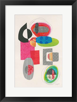 Framed Geometric Collage Print