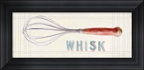 Framed Floursack Kitchen Sign IV Print