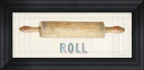 Framed Floursack Kitchen Sign II Print