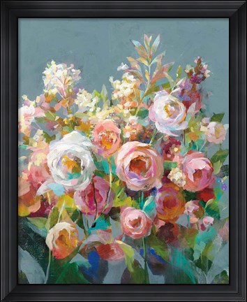 Framed Joy of the Garden II Print
