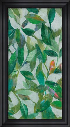 Framed Summer Garden Greenery III Print