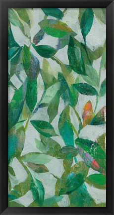 Framed Summer Garden Greenery III Print