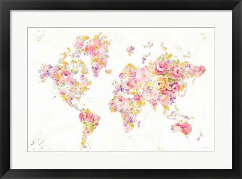 Framed Midsummer World - No Border Print