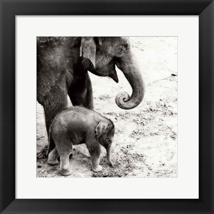 Framed Mother and Daughter Print