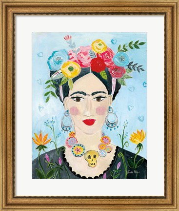 Framed Homage to Frida II Print