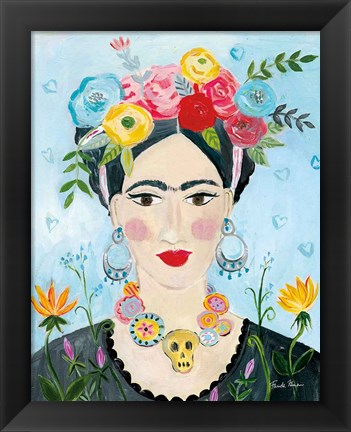 Framed Homage to Frida II Print