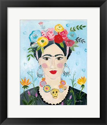 Framed Homage to Frida II Print