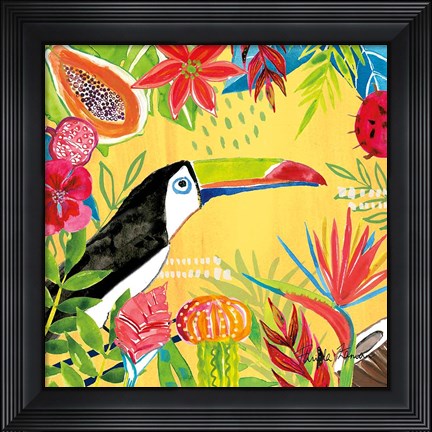 Framed Tutti Frutti VI Print