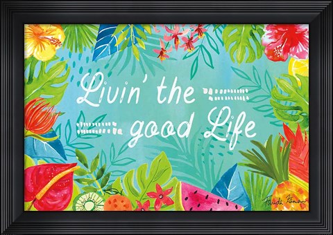 Framed Tutti Frutti VIII Print