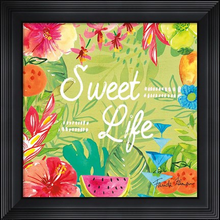 Framed Tutti Frutti X Print