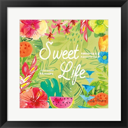 Framed Tutti Frutti X Print