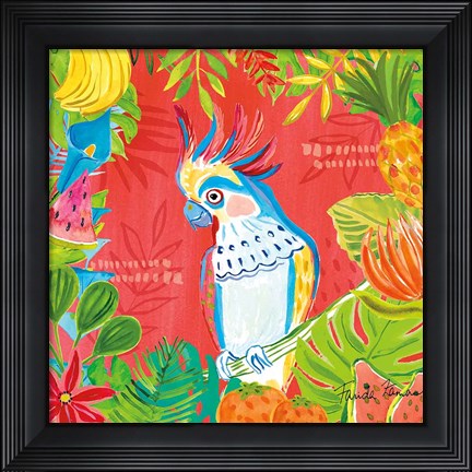 Framed Tutti Frutti VII Print
