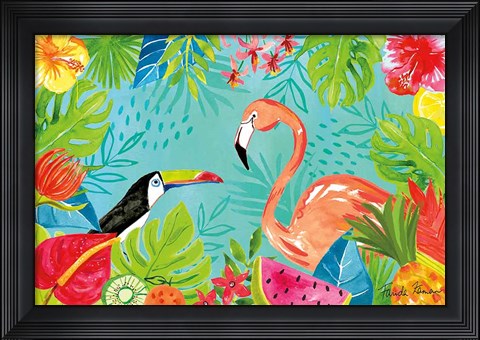 Framed Tutti Frutti III Print