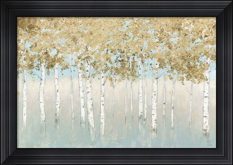 Framed Shimmering Forest Print