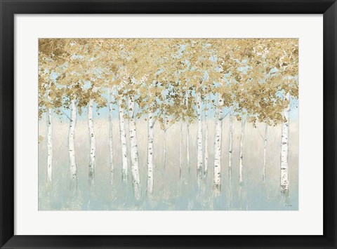 Framed Shimmering Forest Print