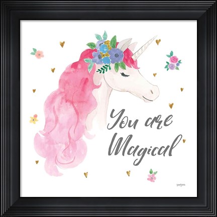 Framed Magical Friends III You are Magical Print