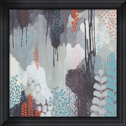 Framed Gray Forest I Print