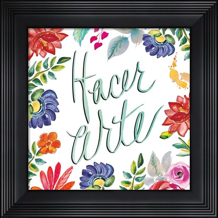 Framed Fridas Flower Fancy III Print