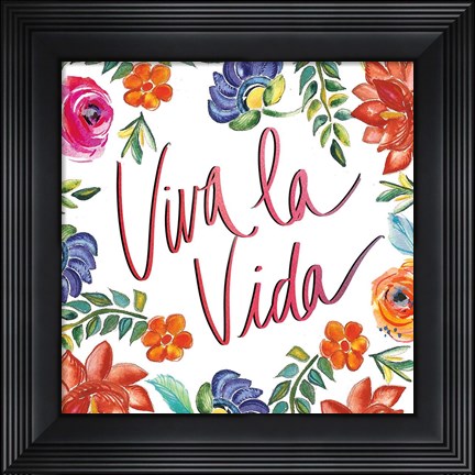 Framed Fridas Flower Fancy II Print