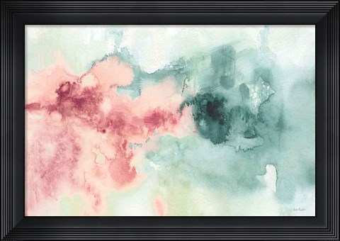 Framed My Greenhouse Abstract I Pink Print