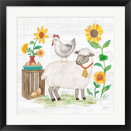 Framed Farm Market V Print