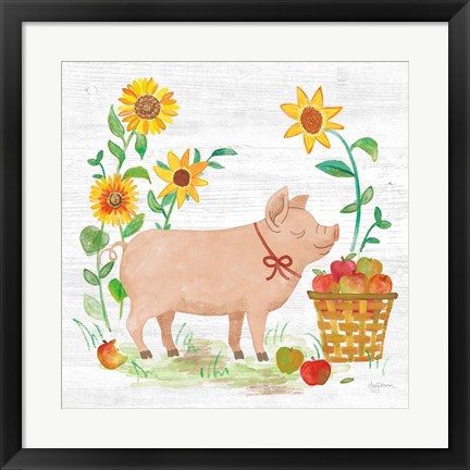 Framed Farm Market IV Print