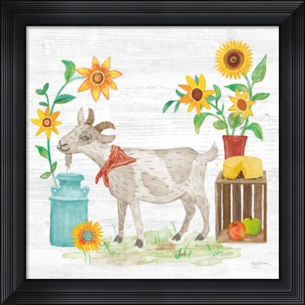 Framed Farm Market III Print