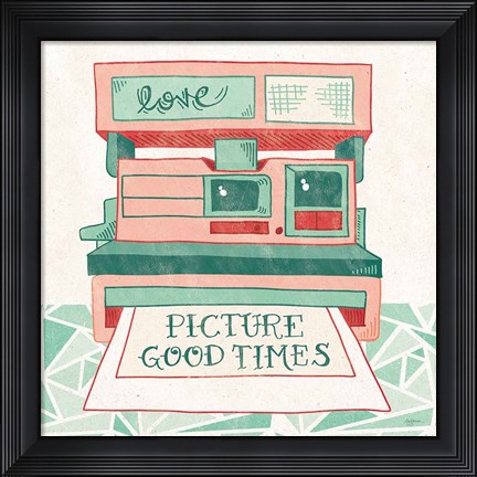 Framed Retro Polaroid Print