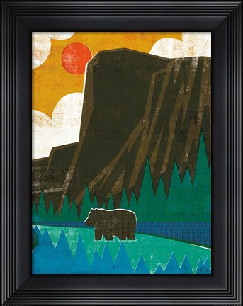 Framed Big Sky IV No Words v2 Print